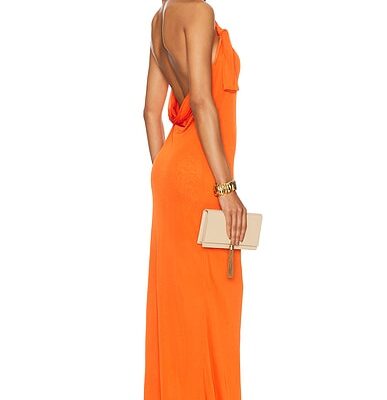 Saint Laurent Jersey Halterneck Dress