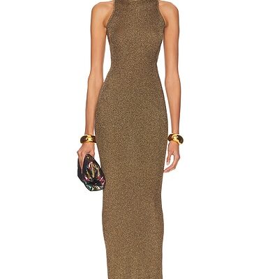 Saint Laurent Sleeveless Long Dress