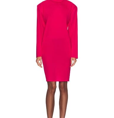 Saint Laurent Long Sleeve Dress