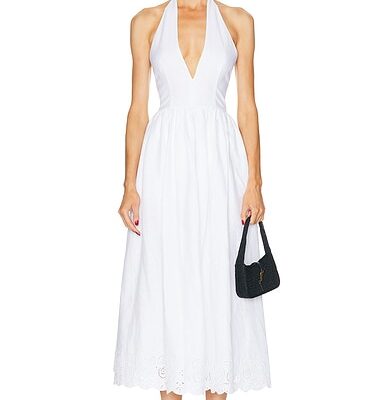 Staud Grazia Linen Dress