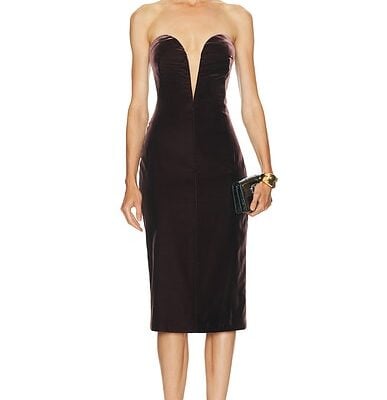 TOM FORD Strapless Cocktail Dress