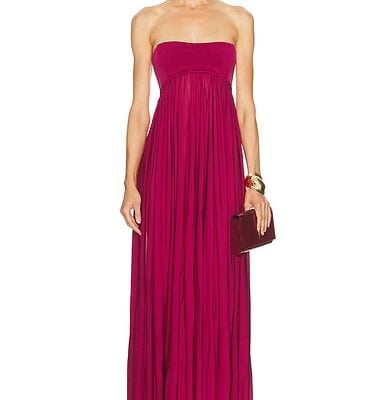 Zimmermann Luna Jersey Bandeau Gown