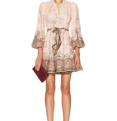 Zimmermann Alchemy Button Mini Dress