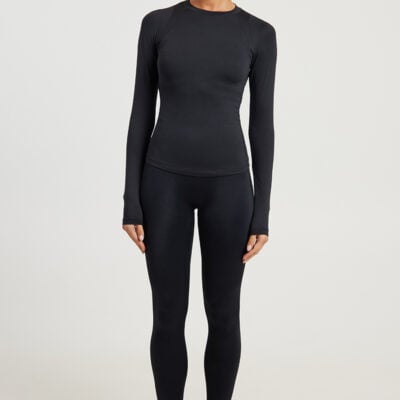 NikeSKIMS Airy Long-Sleeve Crew-Neck Top