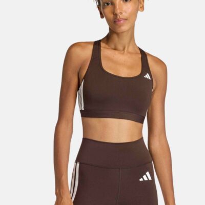 adidas Optime Essentials Workout 3-Stripes Medium Support Bra