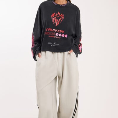 Liido Flamin Heart Long Sleeve Top