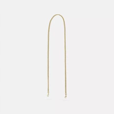 Coach Women's Crossbody Chain Strap in Old Brass | Mixed Material