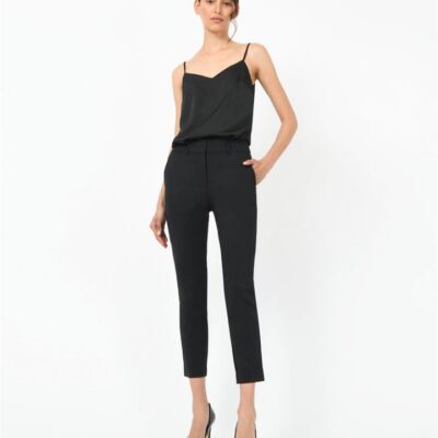 Forcast Safira High-waist Trousers — Black