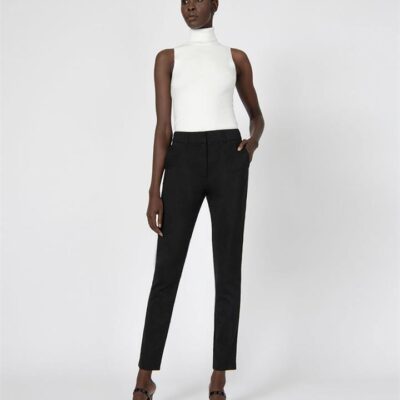 Forcast Stella Tall Trousers — Black