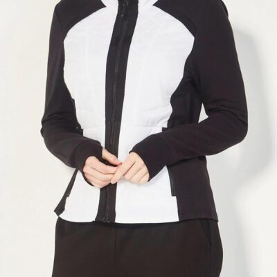 Verge Idaho Jacket — Black White