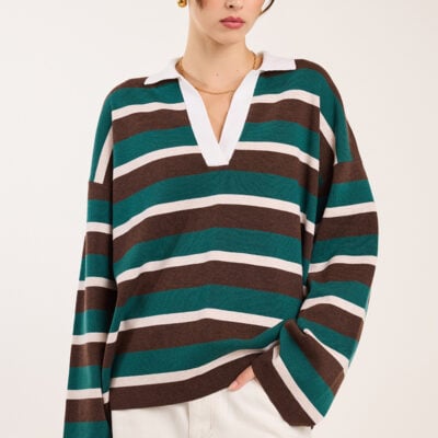 ODE London Knit Rugby Top