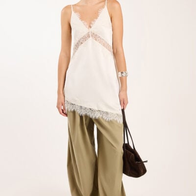 ODE Harley Asymmetric Lace Top