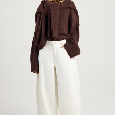 ODE Low Rise Super Barrel Leg Jean
