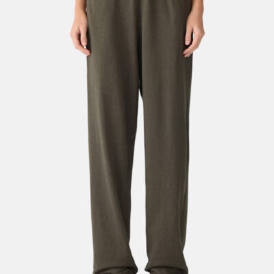 Bassike Wide Leg French Terry Pant