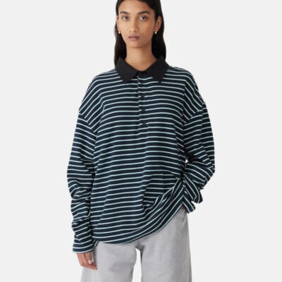 Bassike Universal Stripe Polo