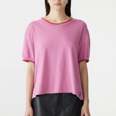 Bassike Layered Neck T-Shirt