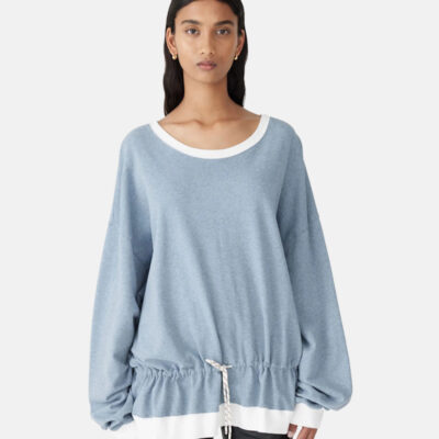 Bassike Reworked Drawstring Sweat