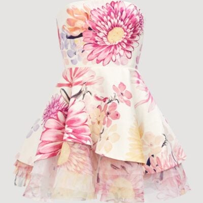 Aje Lydia Mini Dress — NATIVE FLORAL - Image 2
