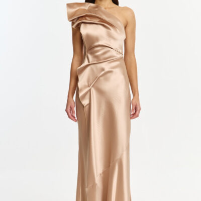 Acler WERONA MAXI DRESS — CHAMPAGNE - Image 1