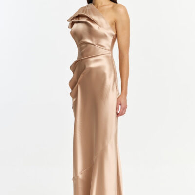 Acler WERONA MAXI DRESS — CHAMPAGNE - Image 2