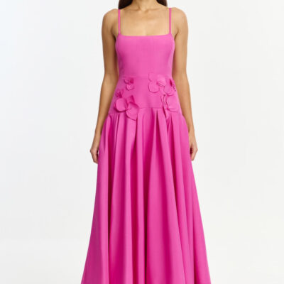 Acler TANBY MAXI DRESS — PINK TOPAZ - Image 1