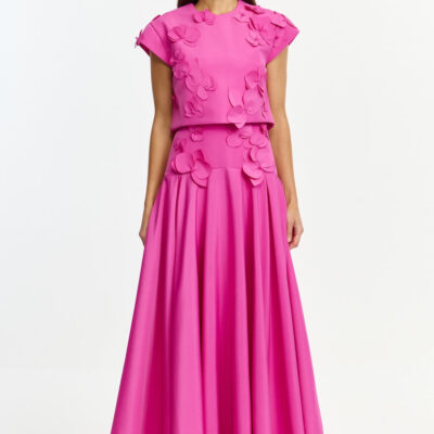 Acler TANBY MAXI DRESS — PINK TOPAZ - Image 2