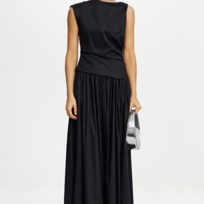 Acler STOPES MAXI DRESS — BLACK - Image 1