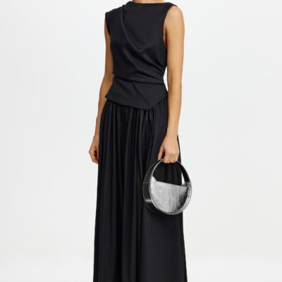 Acler STOPES MAXI DRESS — BLACK - Image 2