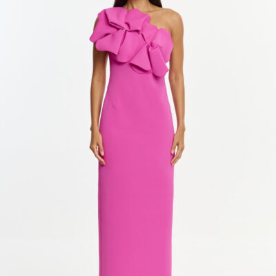 Acler SANTANI MAXI DRESS — PINK TOPAZ - Image 1