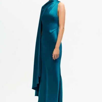 Acler ROPLEY MAXI DRESS — PRUSSIAN BLUE - Image 2