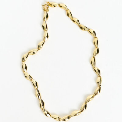 Acler RILBOSHIN CHAIN NECKLACE — GOLD - Image 1