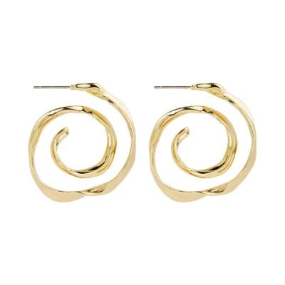 Aje Zoey Spiral Stud — GOLD - Image 1