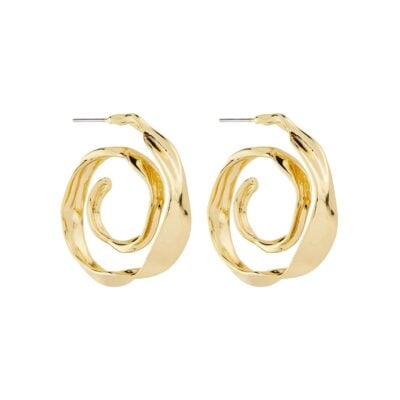Aje Zoey Spiral Stud — GOLD - Image 2