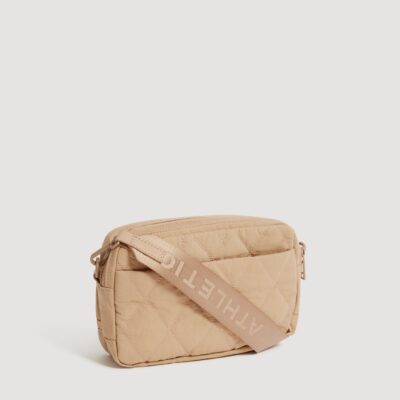 Aje Zip Quilted Crossbody Bag — OATMEAL - Image 2