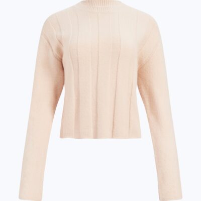 Aje Wide Rib Knit Jumper — BLUSH - Image 2