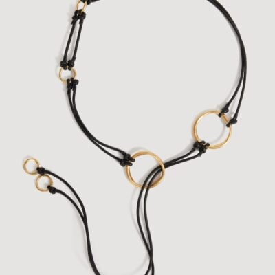 Aje Whisper Belt — BLACK - Image 1