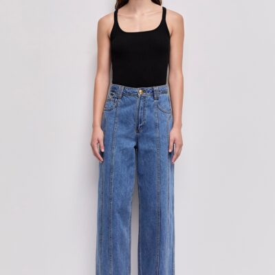 Aje Voyage Denim Jeans — 90'S WASH - Image 1