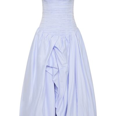 Aje Violette Bubble Hem Maxi Dress — PEARL BLUE - Image 2