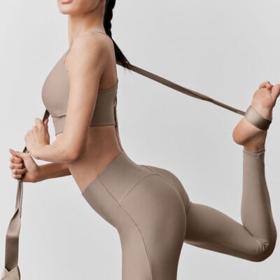 Alo Yoga Yoga Strap - Gravel - Image 2