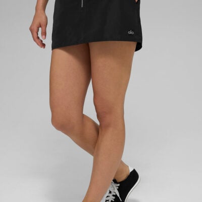 Alo Yoga Work It Mini Skirt - Black - Image 1