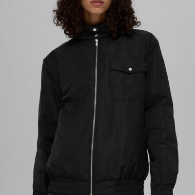 Alo Yoga Work It Bomber - Black - Image 1