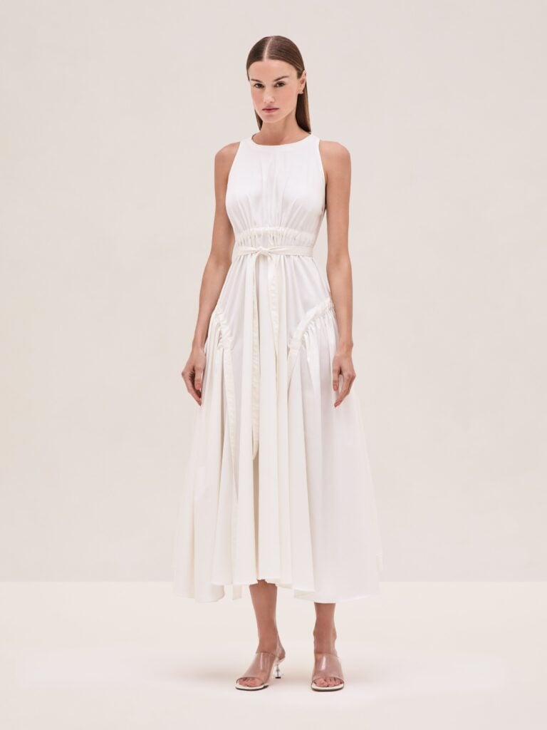 Alexis Versaille Dress — WHITE