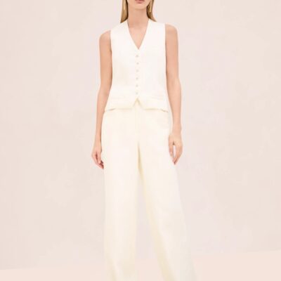 Alexis Vence Vest — OFF WHITE - Image 1