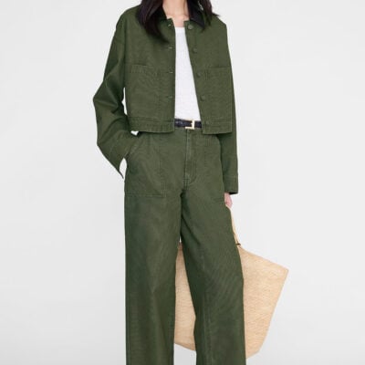 Anine Bing Yuma Jacket - Army Green — XS - Image 1
