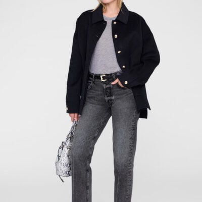 Anine Bing Sylvie Tee - Grey — XS - Image 2