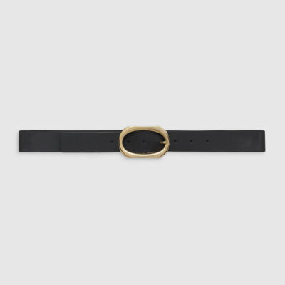 Anine Bing Signature Link Belt - Black With Gold — XS/S - Image 1