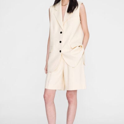 Anine Bing Sara Vest - Cream — 34 - Image 1