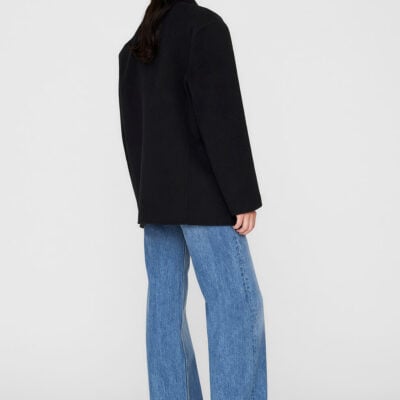 Anine Bing Quinn Blazer - Black Cashmere Blend — XXS - Image 2