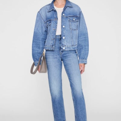 Anine Bing Quincy Jacket - Cascade Blue — XS - Image 1