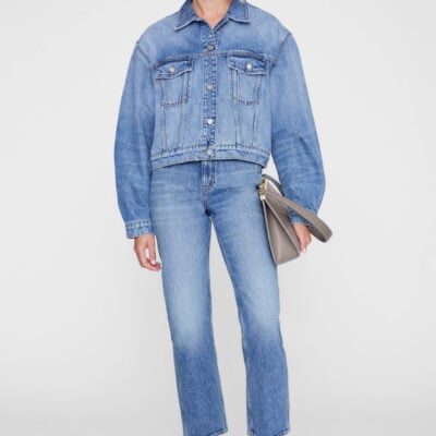 Anine Bing Quincy Jacket - Cascade Blue — XS - Image 2